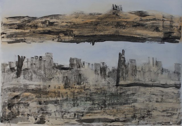 28 x 40 inches Mixed Media